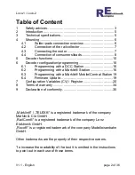 Preview for 2 page of Rampino Elektronik 10600 Instruction Manual