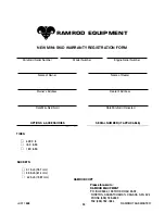 Preview for 36 page of RAMROD MINI SKID 550T Operator'S Manual