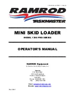 Предварительный просмотр 1 страницы RAMROD TASKMASTER 1350 PRO Series Operator'S Manual