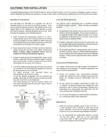 Предварительный просмотр 2 страницы Ramsa WS-A550-K Operating Instructions Manual