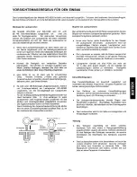 Preview for 17 page of Ramsa WS-A550-K Operating Instructions Manual