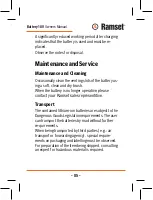 Preview for 5 page of RAMSET CBCHR18 Owner'S Manual