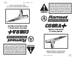 RAMSET COBRA+ Operator'S Instruction & Training Manual preview