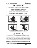 Preview for 2 page of RAMSET D60 Operator'S Safety & Operating Instruction Manual