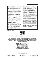 Preview for 18 page of RAMSET D60 Operator'S Safety & Operating Instruction Manual