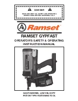 Предварительный просмотр 1 страницы RAMSET GYPFAST Instruction Manual