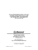 Preview for 14 page of RAMSET TF1200 Instruction Manual