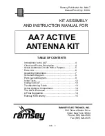 Preview for 3 page of Ramsey Electronics AA7 Instruction Manual