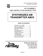 Предварительный просмотр 3 страницы Ramsey Electronics AM25 Assembly And Instruction Manual