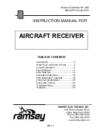 Предварительный просмотр 3 страницы Ramsey Electronics AR2 Instruction Manual