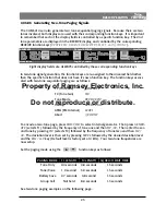 Preview for 23 page of Ramsey Electronics COM3010 User Manual