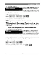 Preview for 25 page of Ramsey Electronics COM3010 User Manual