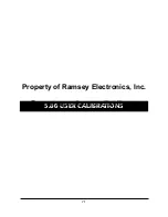 Preview for 71 page of Ramsey Electronics COM3010 User Manual