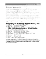 Preview for 85 page of Ramsey Electronics COM3010 User Manual