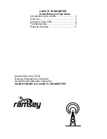 Preview for 12 page of Ramsey Electronics CUBE 2000 Instruction Manual