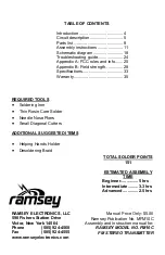 Preview for 36 page of Ramsey Electronics FM10C Manual