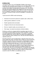 Preview for 4 page of Ramsey Electronics FM30 Manual