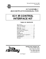 Preview for 3 page of Ramsey Electronics ICI1 Assembly And Instruction Manual