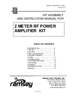 Предварительный просмотр 3 страницы Ramsey Electronics PA1 Instruction Manual