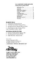 Preview for 16 page of Ramsey Electronics PA1 Instruction Manual