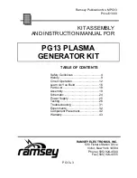 Предварительный просмотр 3 страницы Ramsey Electronics PG13 Instruction Manual