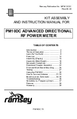 Preview for 3 page of Ramsey Electronics PM10DC Manual