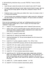 Предварительный просмотр 7 страницы Ramsey Electronics QAMP20 Assembly And Instruction Manual