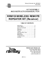 Предварительный просмотр 3 страницы Ramsey Electronics RRW1B Instruction Manual