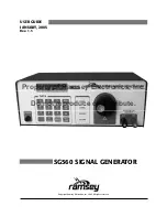 Предварительный просмотр 1 страницы Ramsey Electronics SG560 User Manual