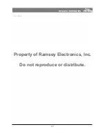 Предварительный просмотр 17 страницы Ramsey Electronics SG560 User Manual