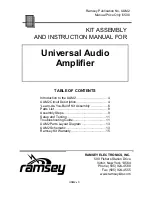 Preview for 3 page of Ramsey Electronics UAM2 Quick Manual