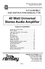 Preview for 3 page of Ramsey Electronics UAM4 Manual