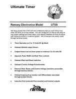 Ramsey Electronics UT5A Instuction Manual preview