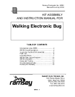 Preview for 3 page of Ramsey Electronics Walking Electronic Bug WEB1 Assembly And Instruction Manual