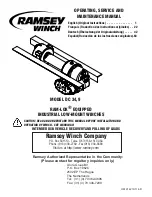 Preview for 1 page of Ramsey Winch DC 34,9 Maintenance Manual