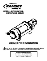 Preview for 33 page of Ramsey Winch HD-P10000 Operating, Service And Maintenance Manual