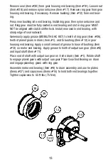 Preview for 13 page of Ramsey Winch HD-P8000 Operating, Service And Maintenance Manual