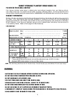 Preview for 4 page of Ramsey Winch Powermaster 15,000 Operating, Service And Maintenance Manual