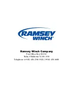 Preview for 12 page of Ramsey Winch Quick-Mount QM5000H Owner'S Manual