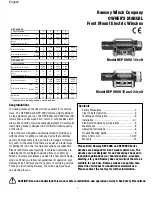 Предварительный просмотр 3 страницы Ramsey Winch REP 8000 Owner'S Manual