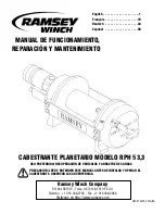 Preview for 51 page of Ramsey Winch RPH 53,3 Operating, Service And Maintenance Manual