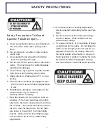 Preview for 3 page of Ramsey Winch UTV HONCHO 5000 Owner'S Manual