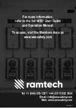 Предварительный просмотр 12 страницы Ramtech WES3 Quick Start Manual