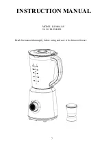 Предварительный просмотр 8 страницы RAMTONS BL9006-GS Instruction Manual