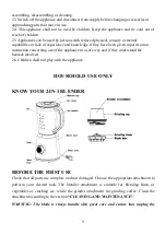 Предварительный просмотр 10 страницы RAMTONS BL9006-GS Instruction Manual