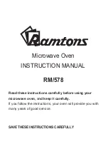 Preview for 1 page of RAMTONS RM/578 Instruction Manual