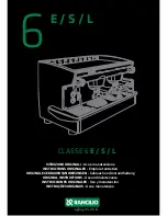 Rancilio Classe 6 E Original Instructions Manual preview