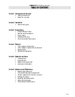 Preview for 3 page of Rancilio EGRO 5511 Technical Manual