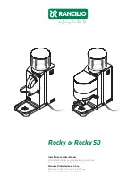 Rancilio ROCKY Installation And User Manual preview