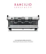 Rancilio Specialty 2 GR User Manual предпросмотр